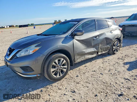 ✅ 2017 Nissan Murano SV • VIN: 5N1AZ2MH1HN129509 • Lot: 48945266. Listed on Copart with 70,556 mi. Free auction sales archive from the USA and detailed vehicle history report at DreamBid. Image 1.