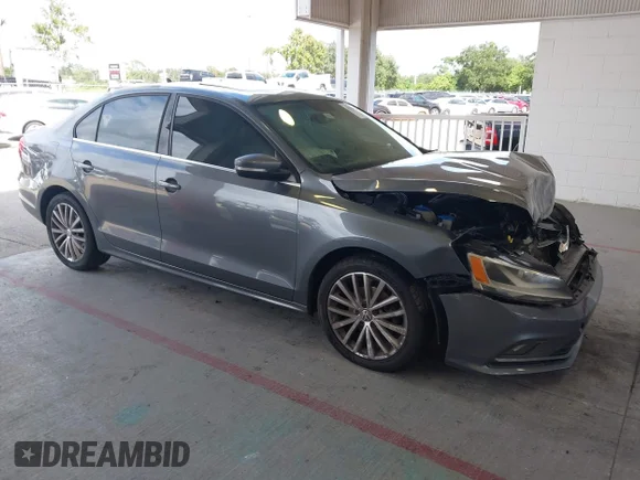 ✅ 2015 Volkswagen Jetta SE • VIN: 3VWD07AJ7FM257094 • Lot: 43366757. Listed on IAAI with 108,934 mi. Free auction sales archive from the USA and detailed vehicle history report at DreamBid. Image 1.