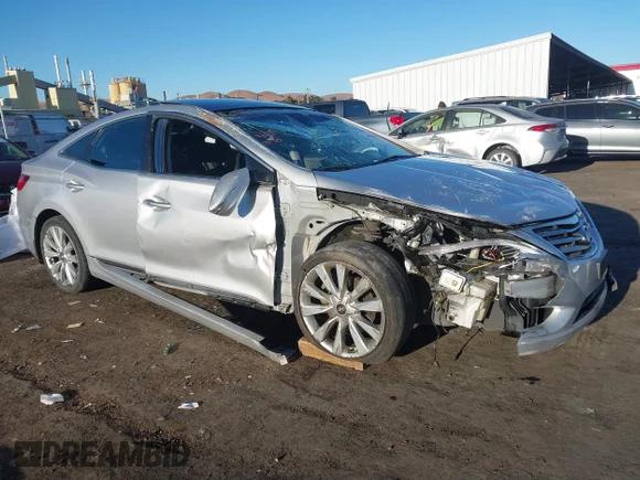✅ 2013 Hyundai Azera • VIN: KMHFH4JGXDA203110 • Лот: 41813088. Опубликован ранее на IAAI с пробегом 104 854 миль. Бесплатный доступ к архиву аукционных продаж из США и подробный отчёт об истории автомобиля на DreamBid. Изображение 1.