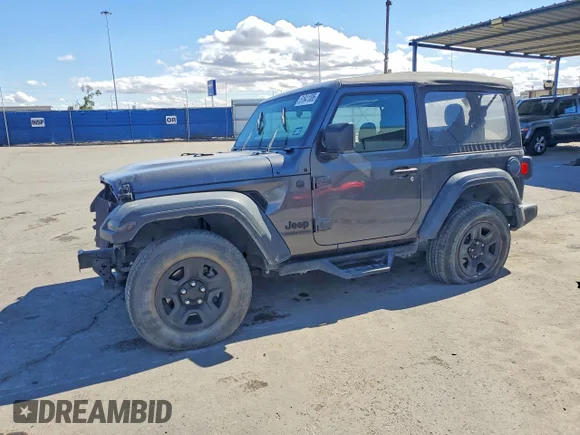 ✅ 2023 Jeep Wrangler Sport • VIN: 1C4GJXAN3PW671314 • Lot: 51841006. Wystawiony na Copart z przebiegiem 34 417 mil. Bezpłatny archiwum sprzedaży aukcyjnych z USA i szczegółowy raport historii pojazdu na DreamBid. Zdjęcie 1.