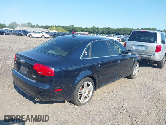 ✅ 2008 Audi A4 2.0T • VIN: WAUAF78E58A031548 • Lot: 40207772. Wystawiony na IAAI z przebiegiem Nie podano. Bezpłatny archiwum sprzedaży aukcyjnych z USA i szczegółowy raport historii pojazdu na DreamBid. Zdjęcie 4.