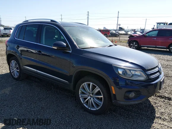 ✅ 2016 Volkswagen Tiguan S • VIN: WVGAV7AX9GW536829 • Lot: 45017900. Listed on IAAI with 124,547 mi. Free auction sales archive from the USA and detailed vehicle history report at DreamBid. Image 1.