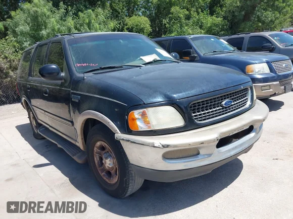 ✅ 2001 Ford Expedition Eddie Bauer • VIN: 1FMRU17W81LA89176 • Lot: 42847124. Wystawiony na IAAI z przebiegiem 291 799 mil. Bezpłatny archiwum sprzedaży aukcyjnych z USA i szczegółowy raport historii pojazdu na DreamBid. Zdjęcie 1.