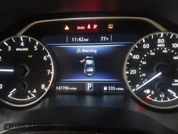 ✅ 2017 Nissan Maxima SV • VIN: 1N4AA6AP3HC427429 • Lot: 45225833. Listed on IAAI with 147,786 mi. Free auction sales archive from the USA and detailed vehicle history report at DreamBid. Image 7.