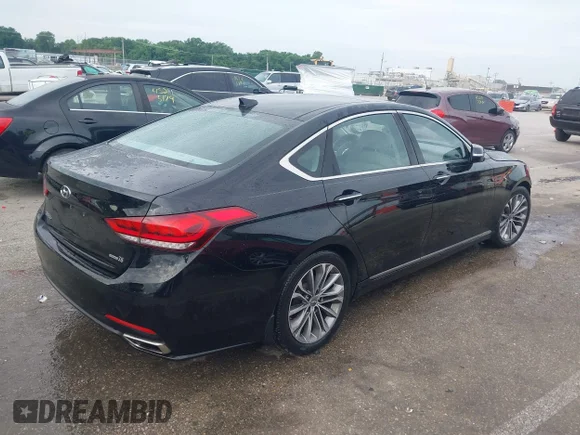 ✅ 2016 Hyundai Genesis 3.8L • VIN: KMHGN4JE5GU136446 • Lot: 45214586. Wystawiony na IAAI z przebiegiem 98 856 mil. Bezpłatny archiwum sprzedaży aukcyjnych z USA i szczegółowy raport historii pojazdu na DreamBid. Zdjęcie 4.