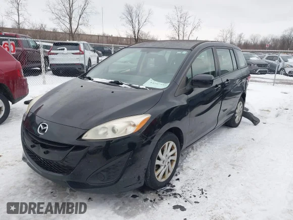 ✅ 2012 Mazda 5 Sport • VIN: JM1CW2BL1C0105441 • Лот: 44207482. Опубліковано раніше на IAAI з пробігом 162 165 миль. Безкоштовний доступ до архіву аукціонних продажів зі США та докладний звіт про історію автомобіля на DreamBid. Зображення 2.
