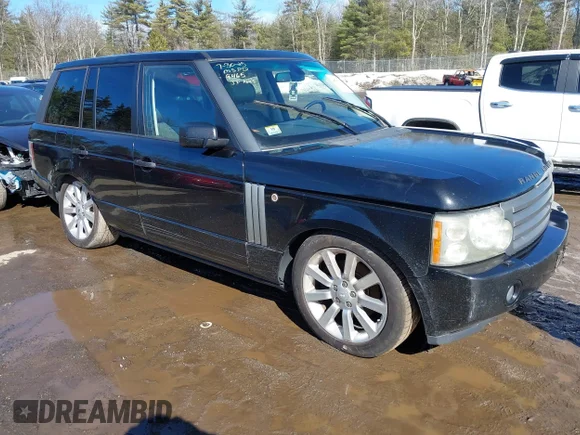 ✅ 2006 Land Rover Range Rover HSE • VIN: SALME15436A229465 • Lot: 44548148. Listed on IAAI with Not provided. Free auction sales archive from the USA and detailed vehicle history report at DreamBid. Image 1.
