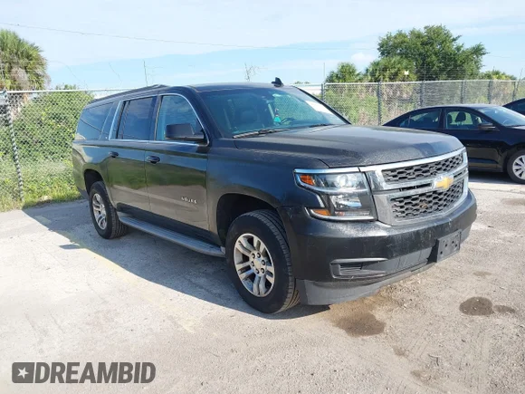 ✅ 2015 Chevrolet Suburban LT • VIN: 1GNSKJKC3FR556458 • Лот: 45458588. Опубликован ранее на IAAI с пробегом 102 409 миль. Бесплатный доступ к архиву аукционных продаж из США и подробный отчёт об истории автомобиля на DreamBid. Изображение 1.