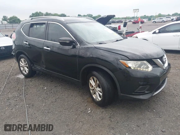 ✅ 2015 Nissan Rogue SV • VIN: 5N1AT2MT6FC893158 • Lot: 44980568. Listed on IAAI with 90,058 mi. Free auction sales archive from the USA and detailed vehicle history report at DreamBid. Image 1.