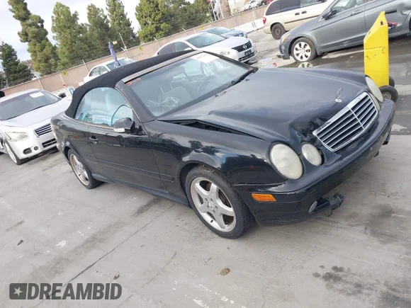 ✅ 2002 Mercedes-Benz CLK 320/430 • VIN: WDBLK70G32T117438 • Lot: 44023464. Listed on IAAI with 183,113 mi. Free auction sales archive from the USA and detailed vehicle history report at DreamBid. Image 1.