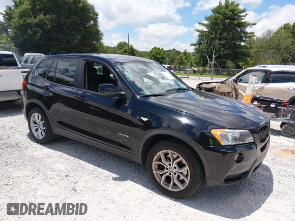 ✅ 2013 BMW X3 xDrive28i • VIN: 5UXWX9C54D0D02125 • Lot: 45418739. Listed on IAAI with 120,771 mi. Free auction sales archive from the USA and detailed vehicle history report at DreamBid. Image 1.