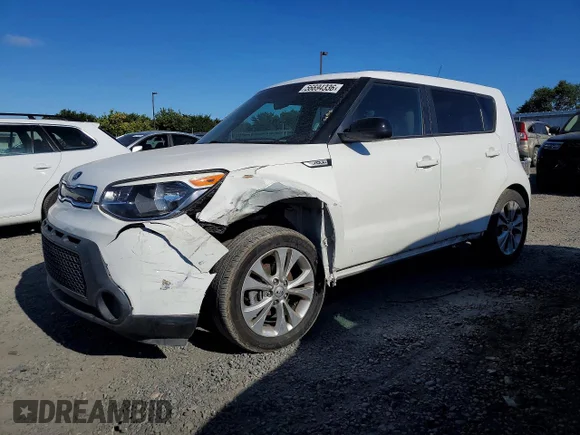 ✅ 2015 Kia Soul + • VIN: KNDJP3A58F7163779 • Lot: 56694336. Listed on Copart with 101,310 mi. Free auction sales archive from the USA and detailed vehicle history report at DreamBid. Image 1.
