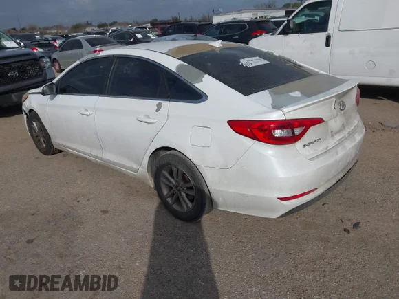✅ 2016 Hyundai Sonata SE • VIN: 5NPE24AF3GH387621 • Lot: 44309583. Wystawiony na IAAI z przebiegiem 148 357 mil. Bezpłatny archiwum sprzedaży aukcyjnych z USA i szczegółowy raport historii pojazdu na DreamBid. Zdjęcie 3.