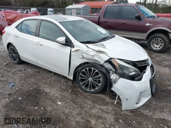 ✅ 2015 Toyota Corolla S Plus • VIN: 5YFBURHE6FP269717 • Lot: 44532359. Listed on IAAI with 94,000 mi. Free auction sales archive from the USA and detailed vehicle history report at DreamBid. Image 1.