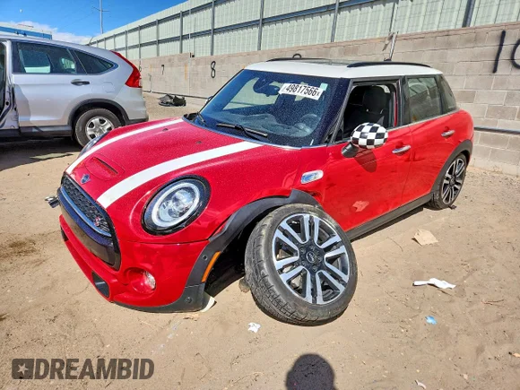✅ 2019 MINI Hardtop 4 Door Cooper S • VIN: WMWXU3C5XK2H88532 • Lot: 49817566. Listed on Copart with 57,234 mi. Free auction sales archive from the USA and detailed vehicle history report at DreamBid. Image 1.