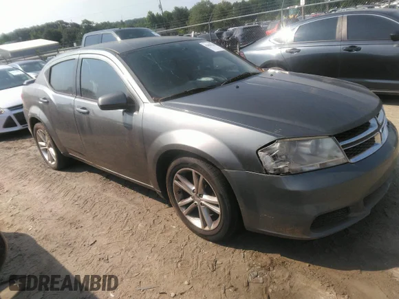 ✅ 2012 Dodge Avenger SXT • VIN: 1C3CDZCB3CN182940 • Lot: 42410328. Listed on IAAI with 224,491 mi. Free auction sales archive from the USA and detailed vehicle history report at DreamBid. Image 1.