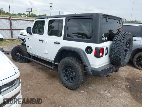 ✅ 2024 Jeep Wrangler Sport S • VIN: 1C4PJXDG1RW262230 • Lot: 42870964. Wystawiony na IAAI z przebiegiem 15 968 mil. Bezpłatny archiwum sprzedaży aukcyjnych z USA i szczegółowy raport historii pojazdu na DreamBid. Zdjęcie 3.