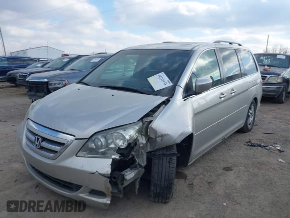 ✅ 2007 Honda Odyssey EX-L • VIN: 5FNRL38717B407239 • Lot: 44215131. Listed on IAAI with 364,491 mi. Free auction sales archive from the USA and detailed vehicle history report at DreamBid. Image 2.