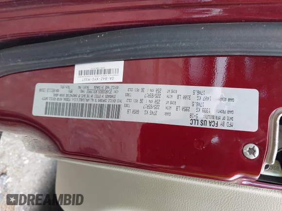 ✅ 2018 Dodge Grand Caravan SE • VIN: 2C4RDGBG5JR312952 • Lot: 45419553. Wystawiony na IAAI z przebiegiem 33 179 mil. Bezpłatny archiwum sprzedaży aukcyjnych z USA i szczegółowy raport historii pojazdu na DreamBid. Zdjęcie 9.