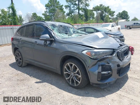 ✅ 2021 BMW X1 sDrive28i • VIN: WBXJG7C02M5U02246 • Лот: 40032539. Опубликован ранее на IAAI с пробегом 41 777 миль. Бесплатный доступ к архиву аукционных продаж из США и подробный отчёт об истории автомобиля на DreamBid. Изображение 1.