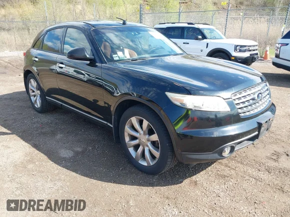 ✅ 2003 Infiniti FX Options • VIN: JNRBS08W93X403210 • Лот: 42119798. Опубликован ранее на IAAI с пробегом 194 449 миль. Бесплатный доступ к архиву аукционных продаж из США и подробный отчёт об истории автомобиля на DreamBid. Изображение 1.
