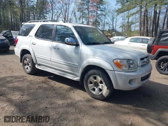✅ 2007 Toyota Sequoia Limited • VIN: 5TDBT48A87S277667 • Lot: 44776658. Wystawiony na IAAI z przebiegiem 377 903 mil. Bezpłatny archiwum sprzedaży aukcyjnych z USA i szczegółowy raport historii pojazdu na DreamBid. Zdjęcie 1.