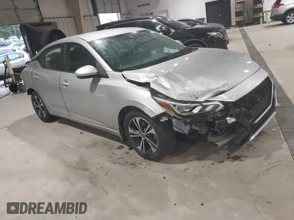 ✅ 2021 Nissan Sentra SV • VIN: 3N1AB8CV9MY261825 • Lot: 45186808. Wystawiony na IAAI z przebiegiem 57 417 mil. Bezpłatny archiwum sprzedaży aukcyjnych z USA i szczegółowy raport historii pojazdu na DreamBid. Zdjęcie 1.
