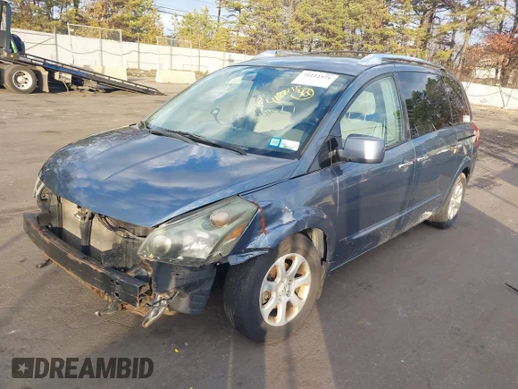 ✅ 2008 Nissan Quest S • VIN: 5N1BV28U48N107186 • Лот: 41222371. Опубліковано раніше на IAAI з пробігом 187 781 миль. Безкоштовний доступ до архіву аукціонних продажів зі США та докладний звіт про історію автомобіля на DreamBid. Зображення 2.