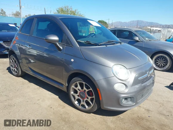 ✅ 2012 FIAT 500 Sport • VIN: 3C3CFFBR4CT233837 • Lot: 43484082. Listed on IAAI with 145,287 mi. Free auction sales archive from the USA and detailed vehicle history report at DreamBid. Image 1.