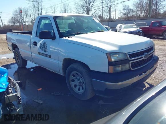 ✅ 2006 Chevrolet Silverado 1500 Work Truck • VIN: 3GCEC14X86G145320 • Lot: 44560428. Wystawiony na IAAI z przebiegiem 201 833 mil. Bezpłatny archiwum sprzedaży aukcyjnych z USA i szczegółowy raport historii pojazdu na DreamBid. Zdjęcie 1.