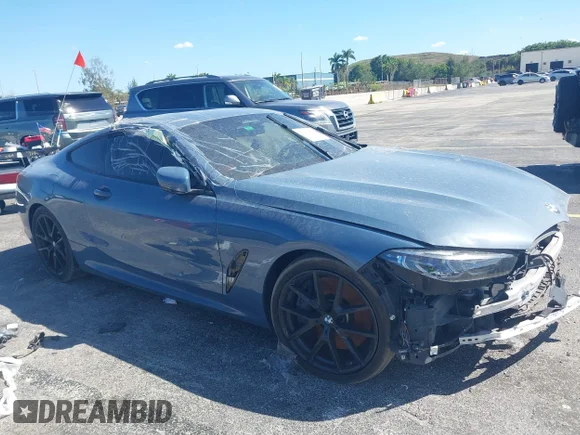 ✅ 2019 BMW 8 Series M850i xDrive • VIN: WBABC4C50KBU96114 • Lot: 41833003. Wystawiony na IAAI z przebiegiem 47 941 mil. Bezpłatny archiwum sprzedaży aukcyjnych z USA i szczegółowy raport historii pojazdu na DreamBid. Zdjęcie 1.