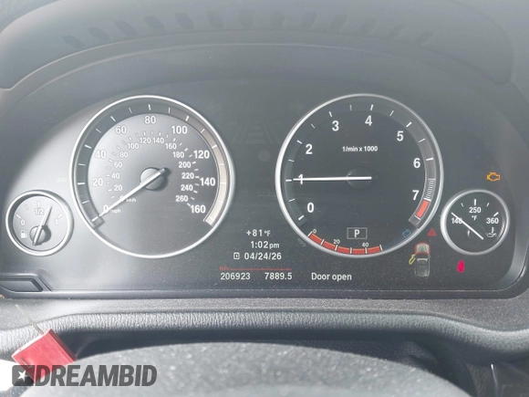 ✅ 2012 BMW X3 28i • VIN: 5UXWX5C56CL728689 • Lot: 44955249. Listed on IAAI with 206,923 mi. Free auction sales archive from the USA and detailed vehicle history report at DreamBid. Image 7.