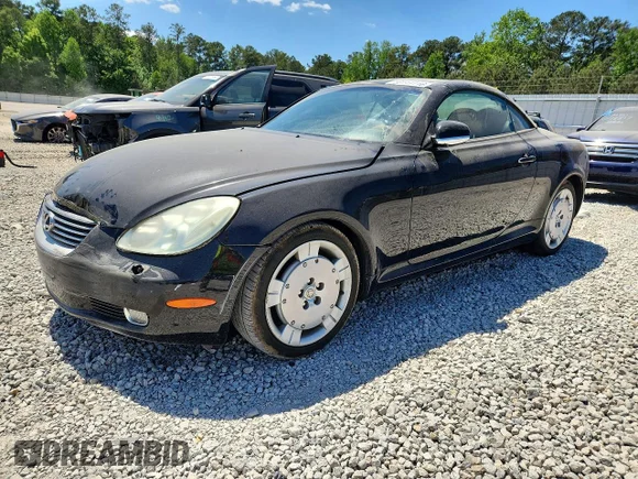 ✅ 2003 Lexus SC 430 • VIN: JTHFN48Y930043705 • Лот: 50111116. Опубліковано раніше на Copart з пробігом 177 184 миль. Безкоштовний доступ до архіву аукціонних продажів зі США та докладний звіт про історію автомобіля на DreamBid. Зображення 1.