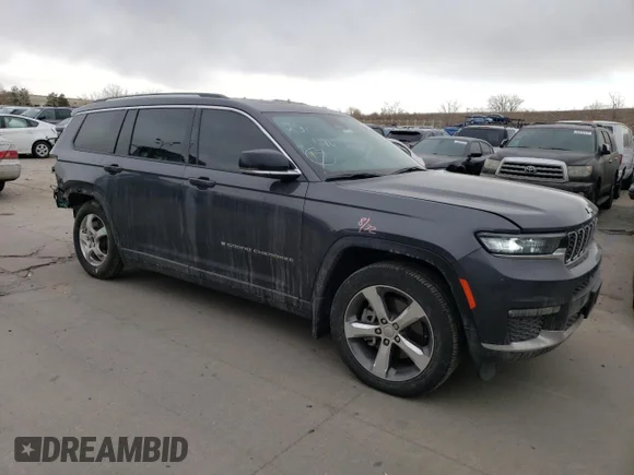 ✅ 2021 Jeep Grand Cherokee Limited • VIN: 1C4RJKBGXM8196563 • Lot: 42767183. Wystawiony na Copart z przebiegiem 17 570 mil. Bezpłatny archiwum sprzedaży aukcyjnych z USA i szczegółowy raport historii pojazdu na DreamBid. Zdjęcie 4.