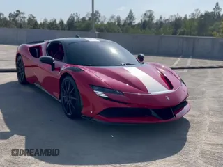 ✅ 2021 Ferrari SF90 • VIN: ZFF95NLA4M0265120 • Лот: 55701215. Опубликован ранее на Copart с пробегом 5 000 миль. Бесплатный доступ к архиву аукционных продаж из США и подробный отчёт об истории автомобиля на DreamBid. Изображение 11.
