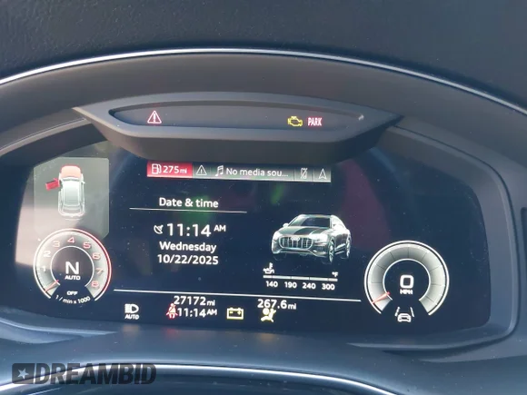 ✅ 2023 Audi Q8 Premium • VIN: WA1AVBF14PD023425 • Лот: 43510489. Опубліковано раніше на IAAI з пробігом 27 172 миль. Безкоштовний доступ до архіву аукціонних продажів зі США та докладний звіт про історію автомобіля на DreamBid. Зображення 7.