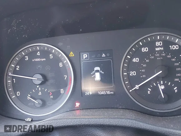 ✅ 2018 Hyundai Tucson Value • VIN: KM8J3CA23JU624801 • Lot: 44057943. Wystawiony na IAAI z przebiegiem 104 516 mil. Bezpłatny archiwum sprzedaży aukcyjnych z USA i szczegółowy raport historii pojazdu na DreamBid. Zdjęcie 7.