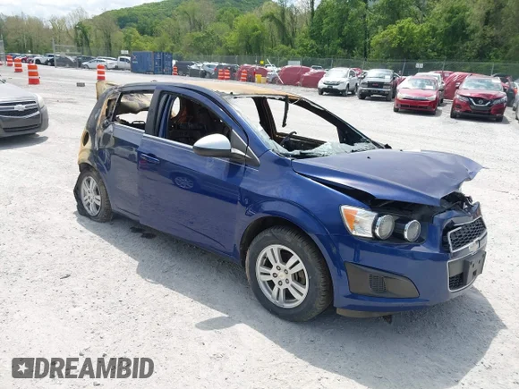 ✅ 2012 Chevrolet Sonic LT • VIN: 1G1JC6SH1C4196084 • Lot: 45061216. Listed on IAAI with Not provided. Free auction sales archive from the USA and detailed vehicle history report at DreamBid. Image 1.