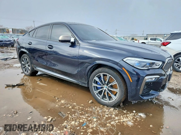 ✅ 2020 BMW X6 M50i • VIN: 5UXCY8C00L9D66297 • Lot: 45461346. Wystawiony na Copart z przebiegiem 30 662 mil. Bezpłatny archiwum sprzedaży aukcyjnych z USA i szczegółowy raport historii pojazdu na DreamBid. Zdjęcie 4.