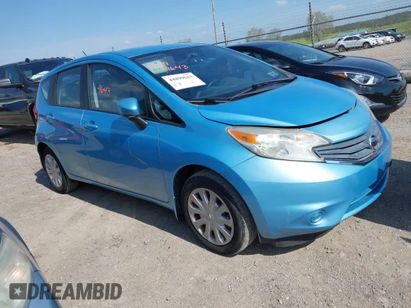 ✅ 2015 Nissan Note S • VIN: 3N1CE2CP1FL359424 • Lot: 44899643. Listed on IAAI with 130,589 mi. Free auction sales archive from the USA and detailed vehicle history report at DreamBid. Image 1.