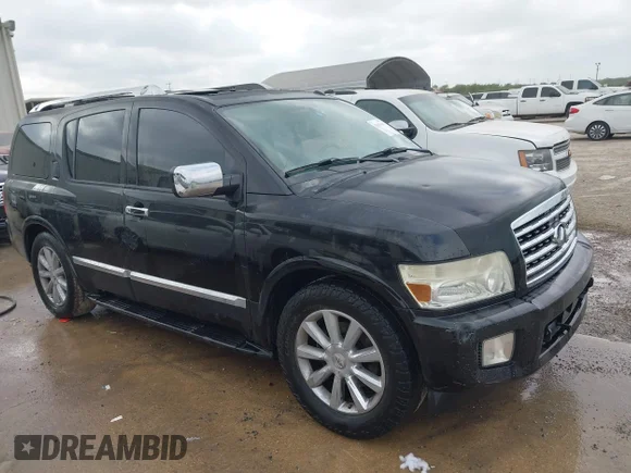 ✅ 2010 Infiniti QX56 • VIN: 5N3ZA0NF8AN902081 • Lot: 43665456. Listed on IAAI with 217,774 mi. Free auction sales archive from the USA and detailed vehicle history report at DreamBid. Image 1.