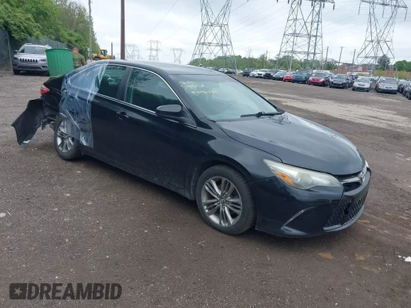 ✅ 2016 Toyota Camry SE • VIN: 4T1BF1FKXGU571452 • Lot: 44968180. Listed on IAAI with 142,468 mi. Free auction sales archive from the USA and detailed vehicle history report at DreamBid. Image 1.