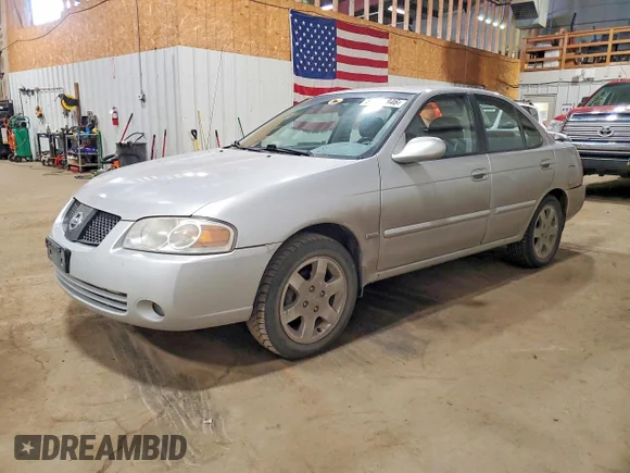 ✅ 2005 Nissan Sentra 1.8 • VIN: 3N1CB51D85L489136 • Lot: 52936846. Listed on Copart with 104,749 mi. Free auction sales archive from the USA and detailed vehicle history report at DreamBid. Image 1.