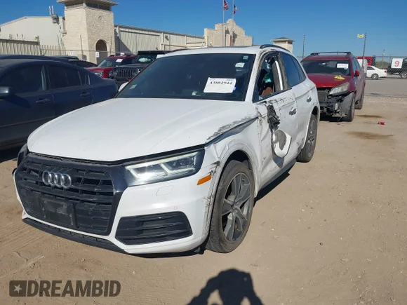 ✅ 2019 Audi Q5 Premium Plus • VIN: WA1BNAFY7K2060498 • Lot: 43882944. Wystawiony na IAAI z przebiegiem 115 151 mil. Bezpłatny archiwum sprzedaży aukcyjnych z USA i szczegółowy raport historii pojazdu na DreamBid. Zdjęcie 2.