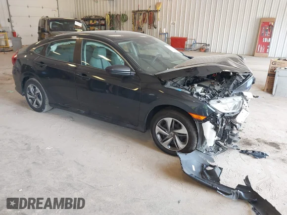 ✅ 2019 Honda Civic LX • VIN: 2HGFC2F64KH583259 • Lot: 45182957. Wystawiony na IAAI z przebiegiem Nie podano. Bezpłatny archiwum sprzedaży aukcyjnych z USA i szczegółowy raport historii pojazdu na DreamBid. Zdjęcie 1.