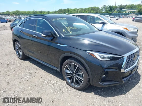 ✅ 2023 Infiniti QX55 Sensory • VIN: 3PCAJ5LR2PF124758 • Lot: 45220188. Wystawiony na IAAI z przebiegiem 2 766 mil. Bezpłatny archiwum sprzedaży aukcyjnych z USA i szczegółowy raport historii pojazdu na DreamBid. Zdjęcie 1.