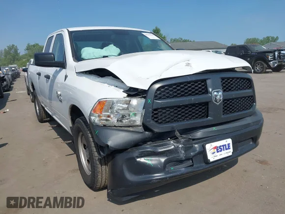 ✅ 2019 Ram 1500 Tradesman • VIN: 1C6RR6FG4KS608445 • Lot: 45276119. Listed on IAAI with 29,646 mi. Free auction sales archive from the USA and detailed vehicle history report at DreamBid. Image 1.