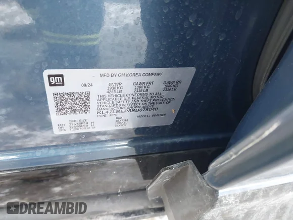 ✅ 2025 Buick Envista Sport Touring • VIN: KL47LBEP8SB078048 • Lot: 43906021. Wystawiony na IAAI z przebiegiem 7 843 mil. Bezpłatny archiwum sprzedaży aukcyjnych z USA i szczegółowy raport historii pojazdu na DreamBid. Zdjęcie 9.