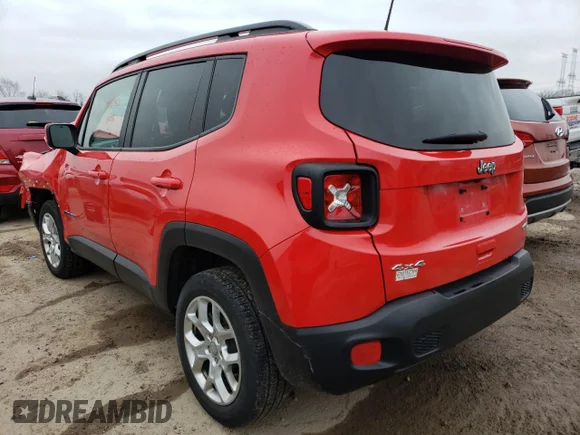 ✅ 2018 Jeep Renegade Latitude • VIN: ZACCJBBB0JPH78086 • Lot: 38173463. Wystawiony na Copart z przebiegiem 30 048 mil. Bezpłatny archiwum sprzedaży aukcyjnych z USA i szczegółowy raport historii pojazdu na DreamBid. Zdjęcie 2.