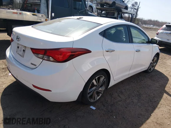 ✅ 2014 Hyundai Elantra SE • VIN: 5NPDH4AE9EH515715 • Lot: 44734870. Wystawiony na IAAI z przebiegiem 156 325 mil. Bezpłatny archiwum sprzedaży aukcyjnych z USA i szczegółowy raport historii pojazdu na DreamBid. Zdjęcie 4.